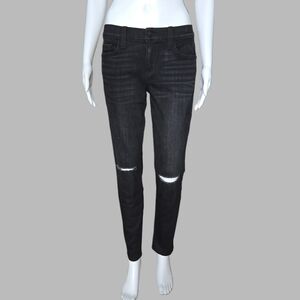 SIWY "SARA" Low-Rise Skinny Ankle Length Dark Wash Jean in "BLACK SKIES" Size 29